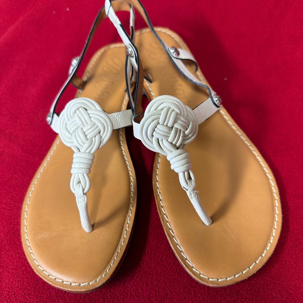 LADIES WHITE SANDALS